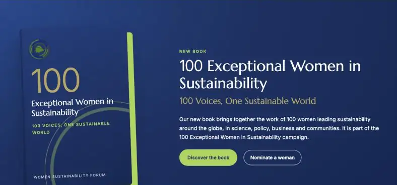 100 Exceptional Women in Sustainability: 100 voces por un mundo sostenible